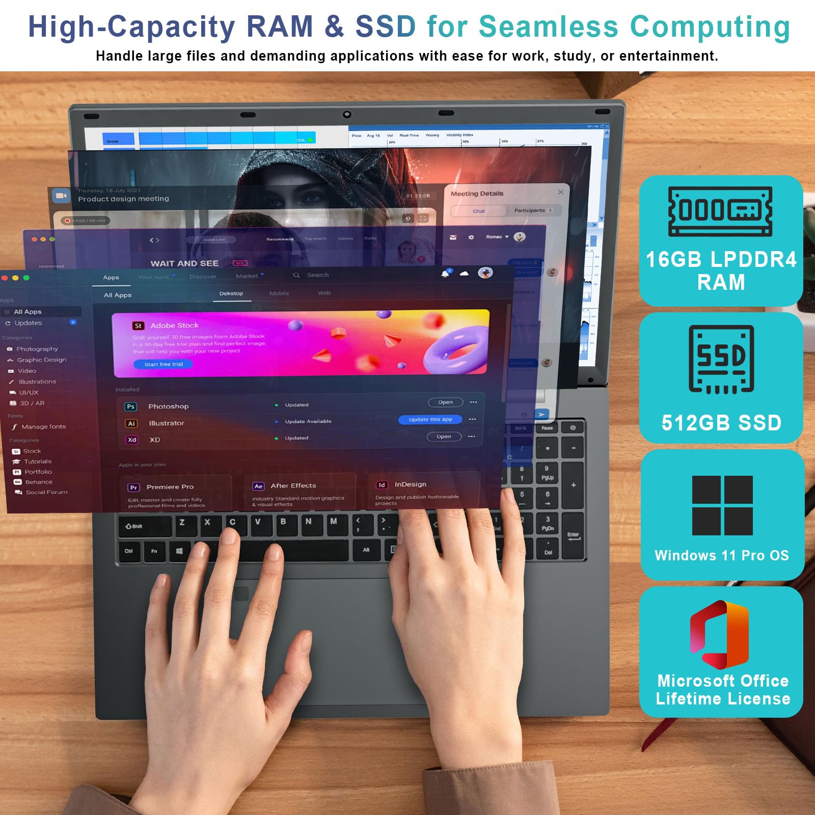 Amazon.com: Soulgenix Laptop Computer 17 17.3 inch HD+ Display